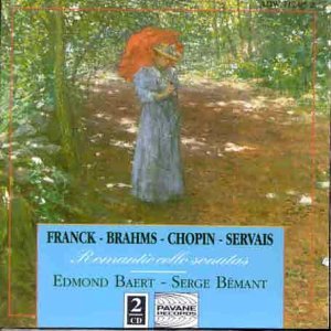 Cover for Baert / Bemant · Romantic Cello Sonatas Pavane Klassisk (CD) (2000)