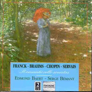 Cover for Baert / Bemant · Romantic Cello Sonatas Pavane Klassisk (CD) (2000)