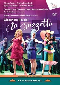 Cover for Gioachino Rossini · La Gazzetta (DVD) (2016)