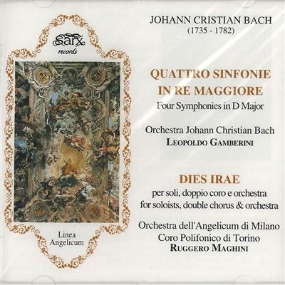 Cover for Maghini Ruggero / Orchestra Dell'angelicum Di Milano / Coro Polifonico Di Torino · Quattro Sinfonie in Re Maggiore / Dies Irae (CD) (1995)