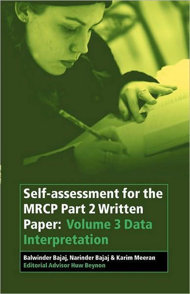 Cover for Bajaj, Narinder (Institute of Neurology, London) · Self-assessment for the MRCP Part 2 Written Paper: Volume 3 Data Interpretation (Taschenbuch) [Volume 3 edition] (2001)