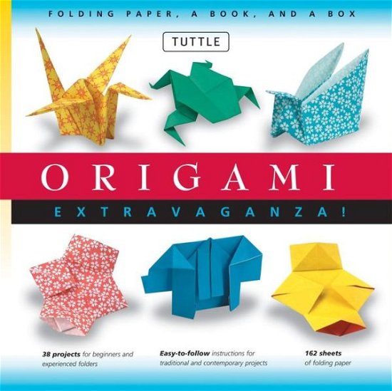 Origami Extravaganza! Folding Paper, a Book, and a Box: Origami Kit Includes Origami Book, 38 Fun Projects and 162 Origami Papers: Great for Both Kids and Adults - Tuttle Publishing - Libros - Tuttle Publishing - 9780804832427 - 1 de octubre de 2000
