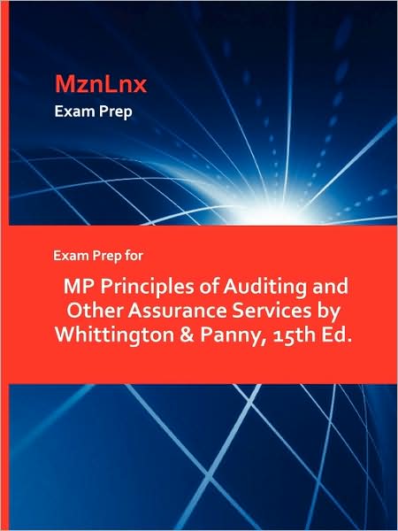 Cover for Whittington &amp; Panny, &amp; Panny · Exam Prep for MP Principles of Auditing and Other Assurance Services by Whittington &amp; Panny, 15th Ed. (Paperback Book) (2009)