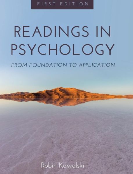 Cover for Robin Kowalski · Readings in Psychology (Hardcover Book) (2017)