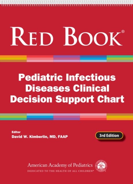 Cover for Red Book Pediatric Infectious Diseases Clinical Decision Support Chart (Spiral Book) [3 Revised edition] (2024)
