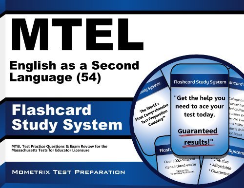 Cover for Mtel Exam Secrets Test Prep Team · Mtel English As a Second Language (54) Flashcard Study System: Mtel Test Practice Questions &amp; Exam Review for the Massachusetts Tests for Educator Licensure (Cards) (Taschenbuch) [Flc Crds edition] (2023)