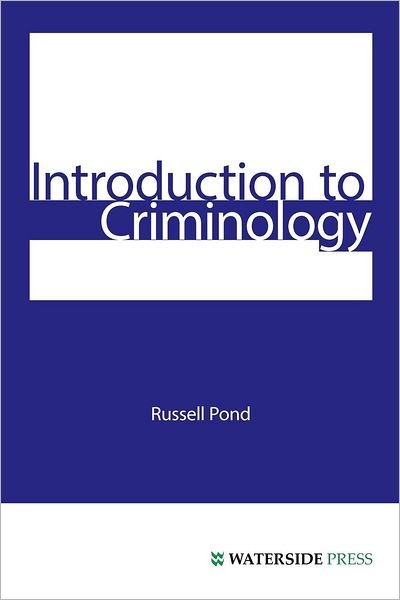 Cover for Russell Pond · Introduction to Criminology (Taschenbuch) (1999)