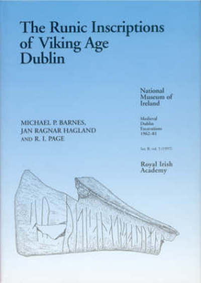 Cover for Michael Barnes · The Runic Inscriptions of Viking Age Dublin - Medieval Dublin excavations (Hardcover Book) (1997)