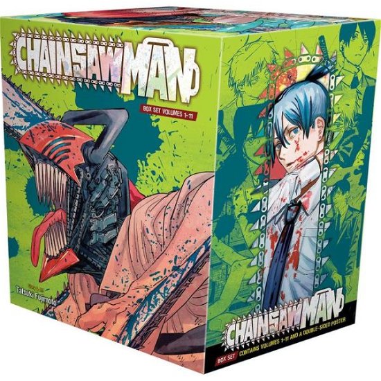 Chainsaw Man Box Set: Includes volumes 1-11 - Chainsaw Man Box Set - Tatsuki Fujimoto - Bücher - Viz Media, Subs. of Shogakukan Inc - 9781974741427 - 28. September 2023