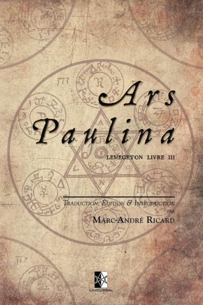 Cover for Marc-André Ricard · Ars Paulina (Paperback Book) (2019)