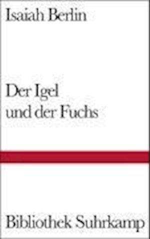 Cover for Isaiah Berlin · Bibl.Suhrk.1442 Berlin.Igel und d.Fuchs (Book)