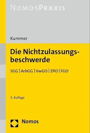 Cover for Kummer · Die Nichtzulassungsbeschwerde (Book) (2022)