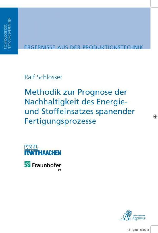 Cover for Schlosser · Methodik zur Prognose der Nac (Book)