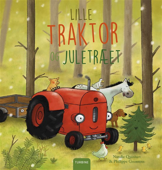 Cover for Natalie Quintart · Lille traktor og juletræet (Innbunden bok) [1. utgave] (2022)