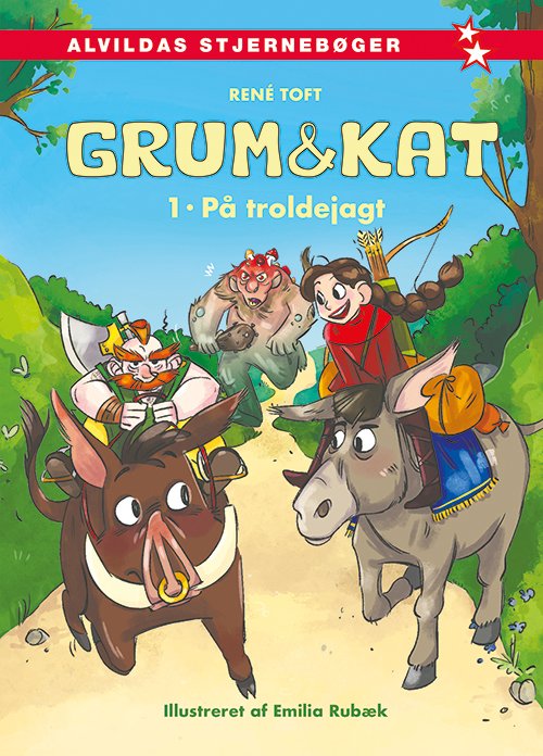 Grum og Kat: Grum & Kat 1: På troldejagt - René Toft - Książki - Forlaget Alvilda - 9788741528427 - 1 sierpnia 2024