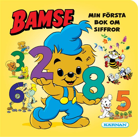 Cover for Bamse Min första bok om siffror (Board book) (2024)