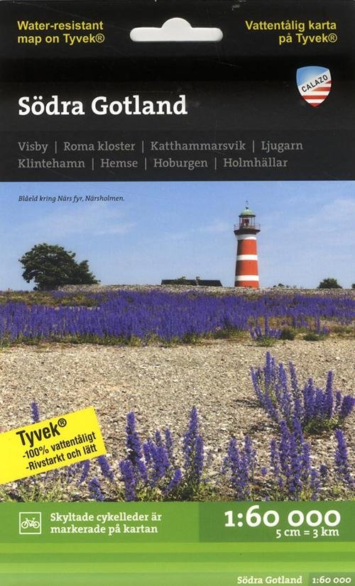 Cover for Calazo · Sodra Gotland - Hiking map (Landkart) (2017)