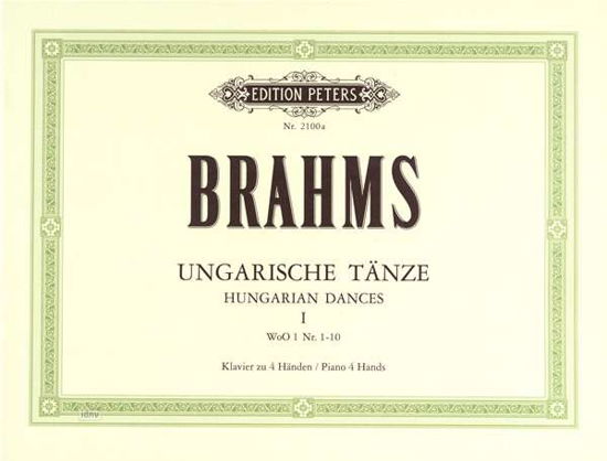 Cover for Brahms · Hungarian Dances Vol.I (Partitur) (2001)