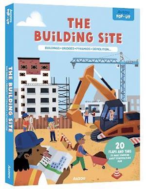 Cover for The Building Site - Auzou Pop-Up (Hardcover Book) (2025)