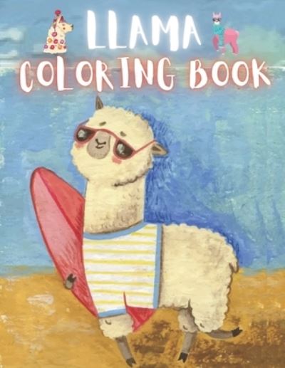 Cover for To The Point · Llama Coloring Book (Paperback Bog) (2020)