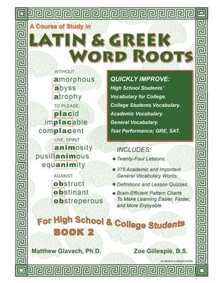 Cover for Zoe Gillispie B S · Latin &amp; Greek Word Roots, Book 2 (Paperback Book) (2021)