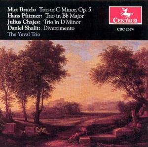 Trios - Bruch / Pfitzner / Chajes / Yuval Trio / Heled - Música - Centaur - 0044747237428 - 12 de agosto de 2000