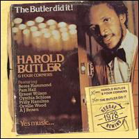 Cover for Harold Butler · Harold Butler &amp; Four Corners-the Butler Did It! (CD) (2008)