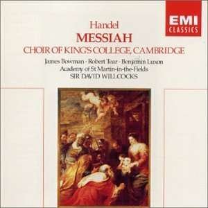 Cover for Willcocks / Choir of King´s Co · Handel: Messiah (CD) (2003)