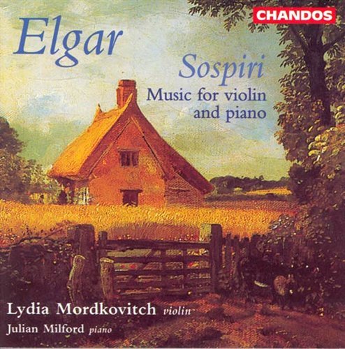 Sospiri: Music for Violin & Piano - Elgar / Mordkovitch / Milford - Muziek - CHANDOS - 0095115962428 - 19 mei 1998