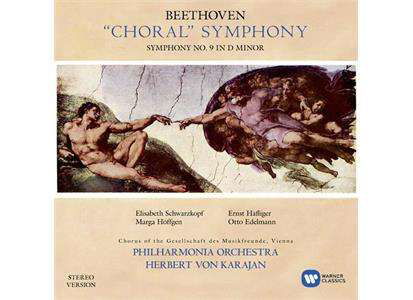 Beethoven: Symphony No. 9 - Philharmonia Orchestra / Von Karajan,herbert - Muziek - WEA - 0190295424428 - 31 juli 2020