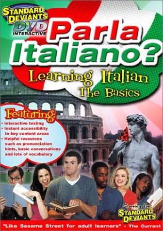 Cover for Standard Deviants: Learning Italian (DVD) (2001)