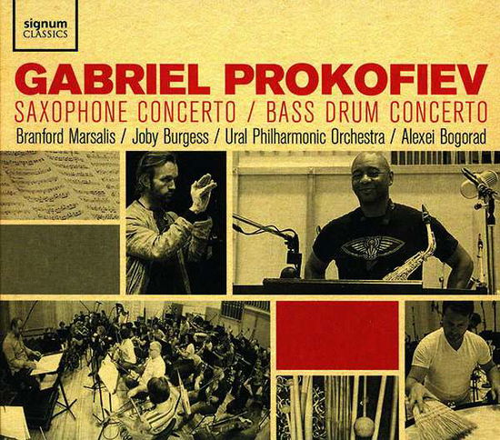 Cover for Gabriel Prokofiev · Saxophone Concerto and Bass Drum Concerto (CD) (2019)