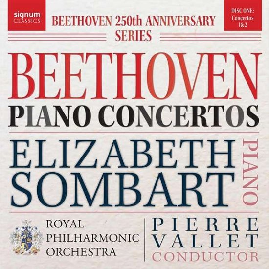 Cover for Sombart, Elizabeth / RPO / Pierre Vallet · Beethoven Piano Concertos Nos. 1 &amp; 2 (CD) (2020)
