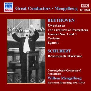 Great Conductors: Willem Mengelberg - Beethoven / Schubert / Mengelberg / Cgb - Musique - Naxos Historical - 0636943186428 - 19 août 2003