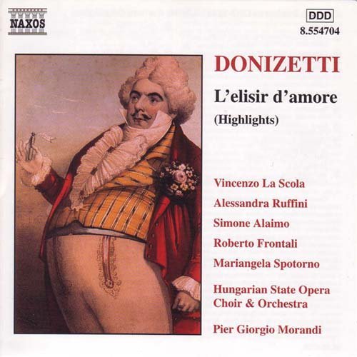 L'elisir D'amore -Hl- - G. Donizetti - Musiikki - NAXOS - 0636943470428 - maanantai 17. heinäkuuta 2000