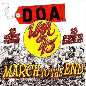 Cover for D.o.a · War On 45 (CD) (2021)