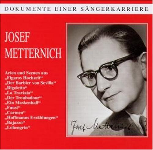 Sings Selections - Josef Metternich - Musik - PREISER - 0717281934428 - tiistai 30. elokuuta 2005