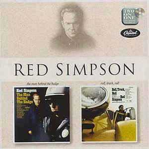 Cover for Red Simpson · Red Simpson - The Man Behind The Badge | Roll Truck Roll (CD) (2020)