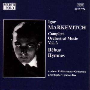 Cover for I. Markevitch · Orchestral Music Vol.3 (CD) (1997)