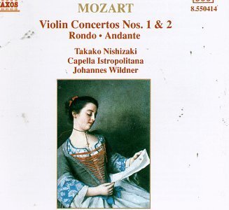 Cover for Mozart / Wildner · Violin Concerti 1 &amp; 2 / Rondo / Andante (CD) (1994)