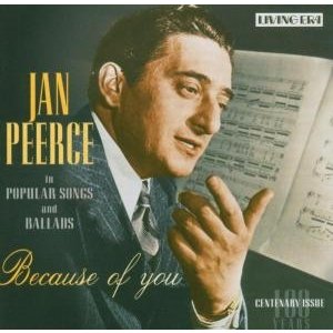 Cover for Jan Peerce · Because of You (24 Original Mono Recordings 1945-1953) (CD) (2004)