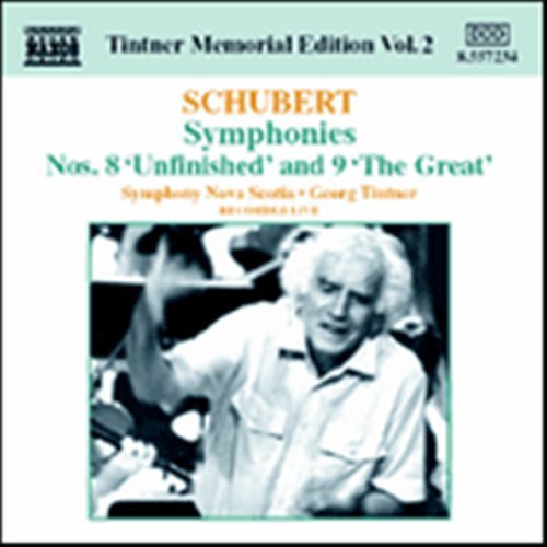 Cover for Schubert / Tintner / Symphony Nova Scotia · Symphonies 8 &amp; 9 (CD) (2003)