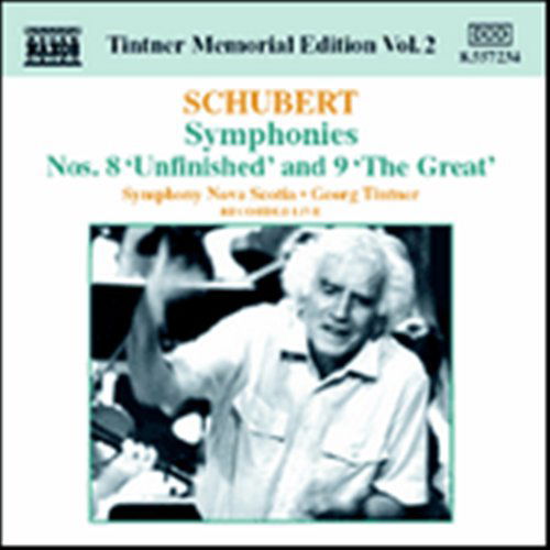 Symphonies 8 & 9 - Schubert / Tintner / Symphony Nova Scotia - Musik - NAXOS - 0747313223428 - 17. juni 2003