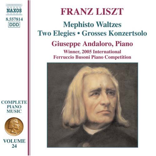 Lisztmephisto Waltzes2 Elgiesgrosses - Giuseppe Andaloro - Musiikki - NAXOS - 0747313281428 - maanantai 2. huhtikuuta 2007