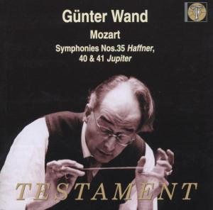 Cover for Wand Günter · Symphony 35 + 40 + 41 Testament Klassisk (CD) (2000)