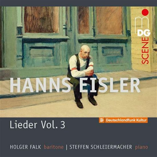 Hanns Eisler: Lieder Vol. 3 / Songs In American Exile - Holger Falk / Steffen Schleiermacher - Musik - MDG - 0760623208428 - 3 augusti 2018