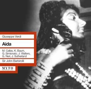 Cover for Verdi / Callas / Langdon / Simionato / Baum / Neri · Aida (CD) (2010)