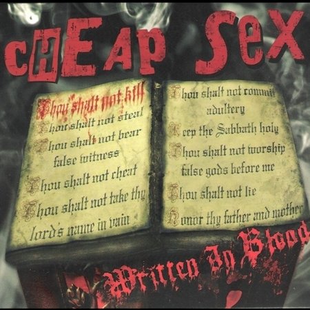 Cover for Cheap Sex · Written in Blood (CD) (2015)