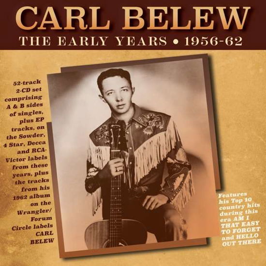 Cover for Carl Belew · Early Years 1956-62 (CD) (2021)
