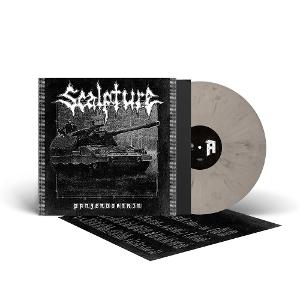 Cover for Scalpture · Panzerdoktrin (Solid White and Black) (LP) (2025)